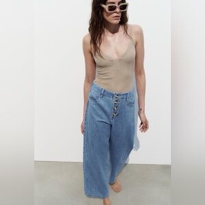Zara | Soft Culotte Jeans